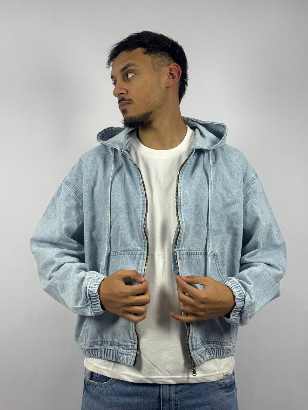 Hoodie Zippé Bleu Collection Street – Coupe Relax & Finition Premium