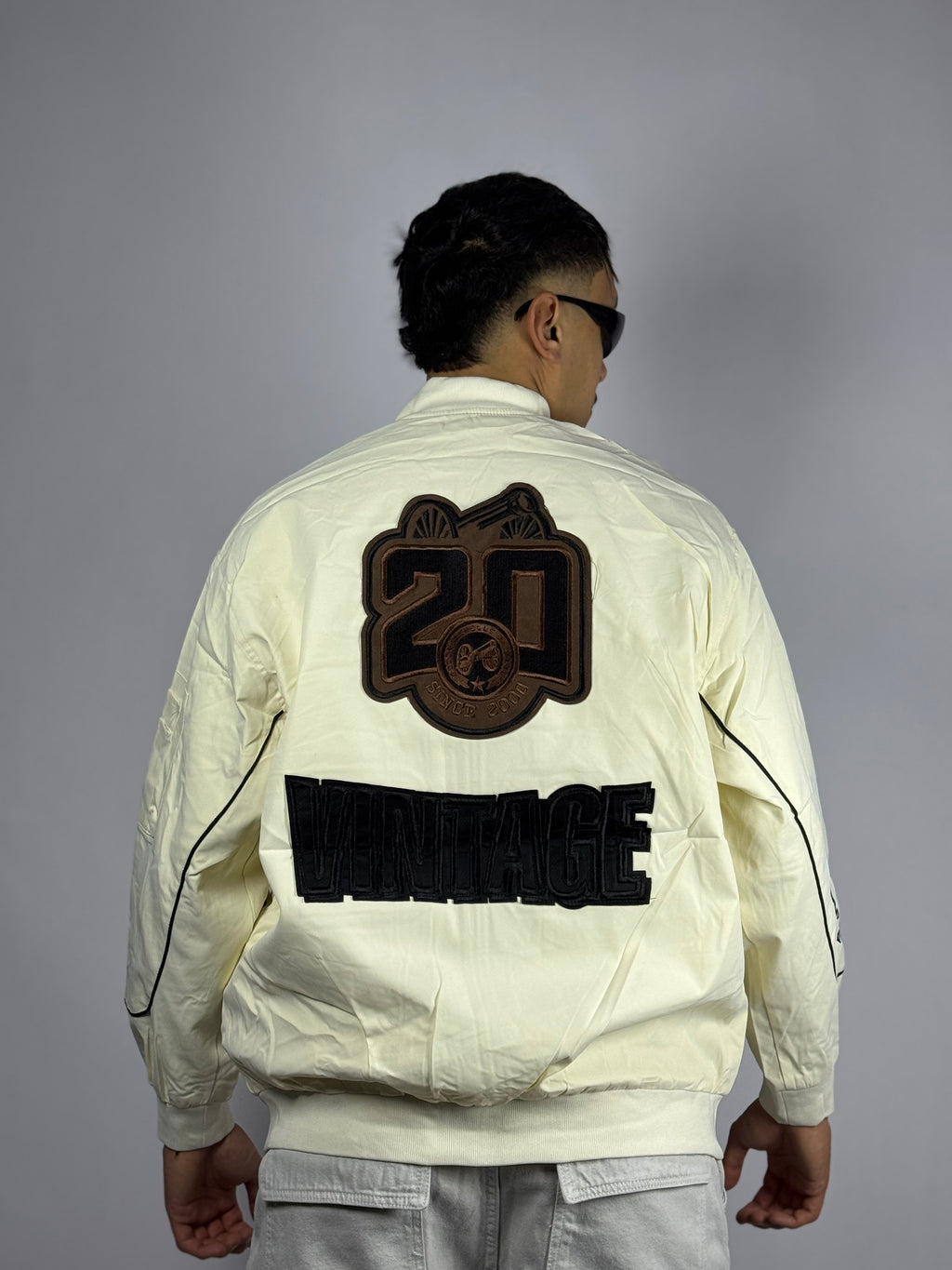 Veste Bomber Blanc BREAD – Style Street
