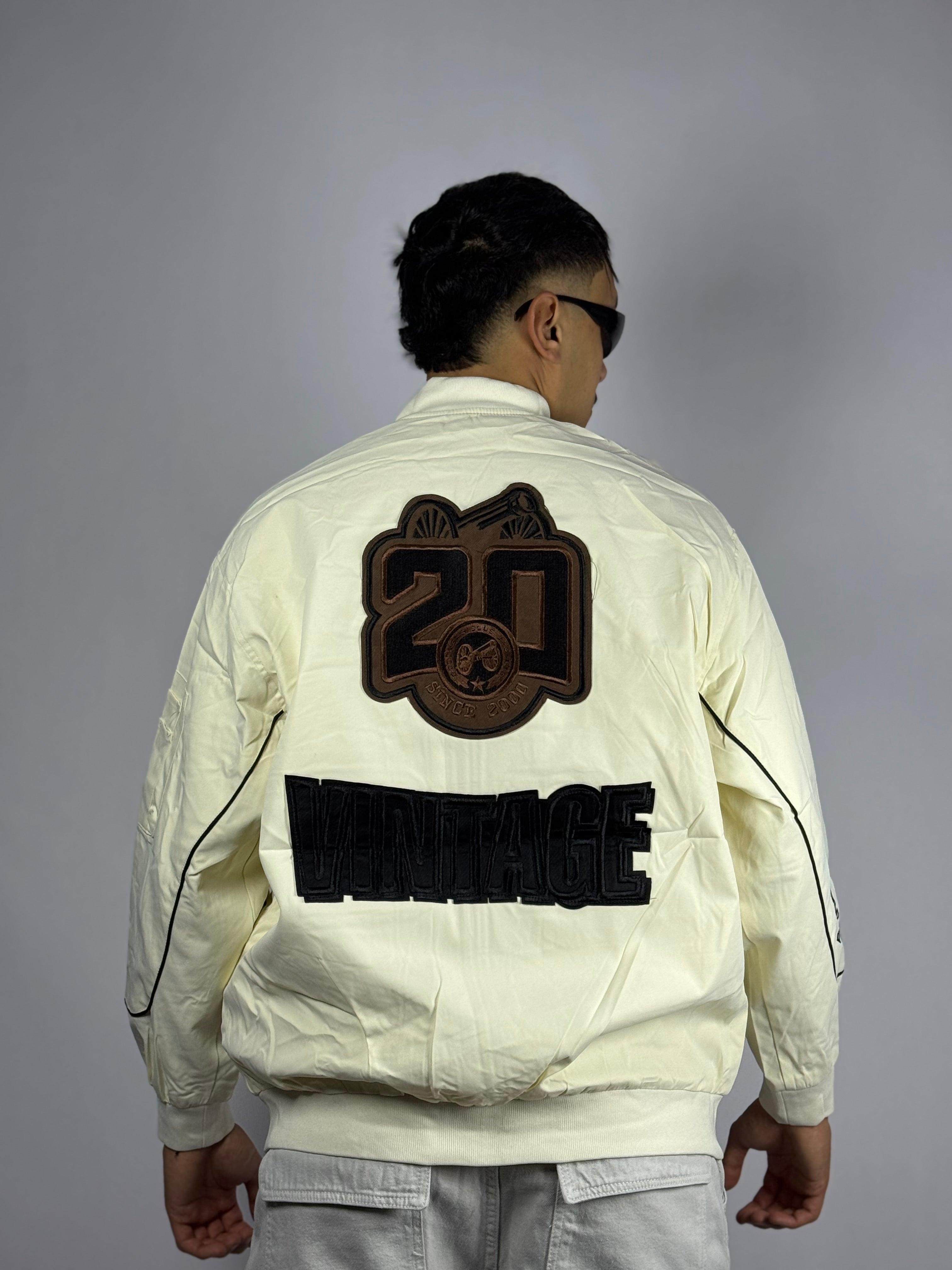Veste Bomber Blanc BREAD – Style Street