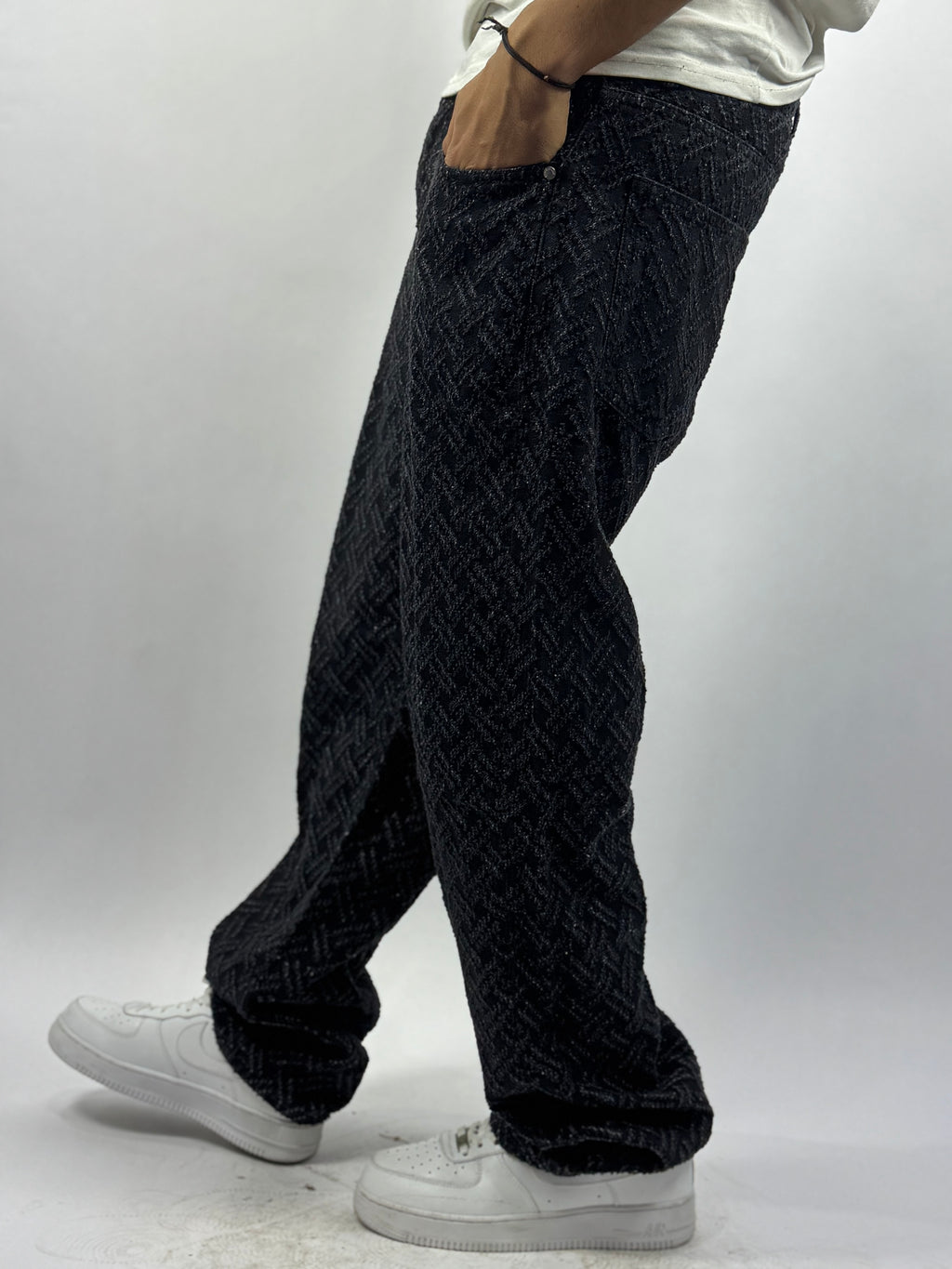 Jean Baggy Premium à Motifs Brodés ( Model C )