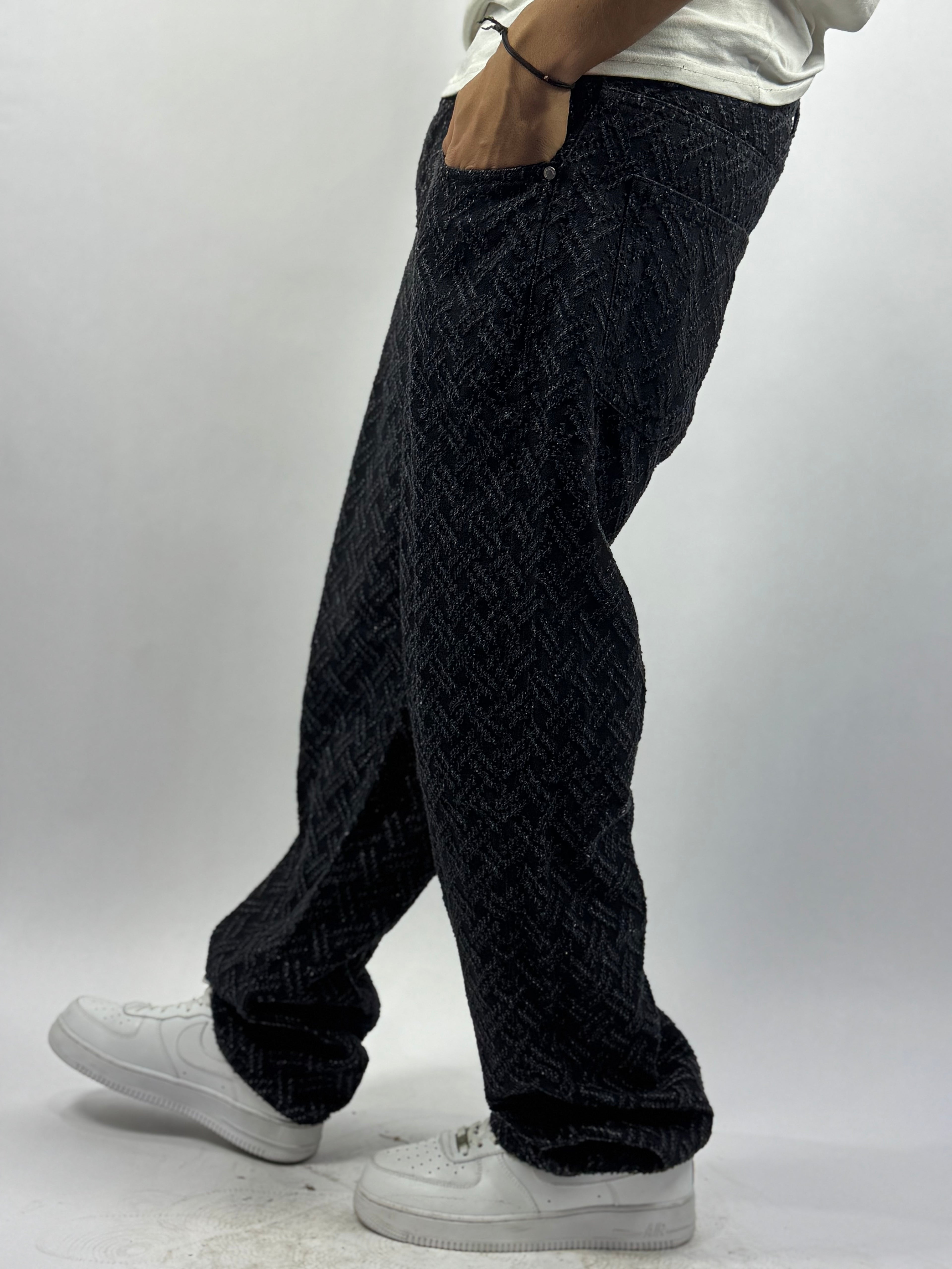 Jean Baggy Premium à Motifs Brodés ( Model C )